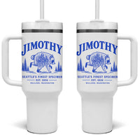 Jimothy Viral Raccoon From Seattle Tumbler With Handle Funny Trash Panda Wildlife Seattle Feral Legend