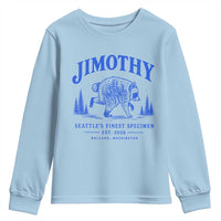 Jimothy Viral Raccoon From Seattle Youth Sweatshirt Funny Trash Panda Wildlife Seattle Feral Legend