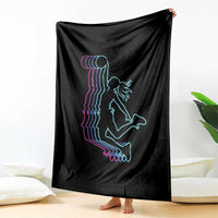 Basketball Girl Throw Blanket Player Slam Dunk Teens Girls - Wonder Print Shop