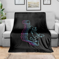 Basketball Girl Throw Blanket Player Slam Dunk Teens Girls - Wonder Print Shop