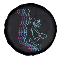 Basketball Girl Spare Tire Cover Player Slam Dunk Teens Girls - Wonder Print Shop