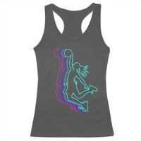 Basketball Girl Racerback Tank Top Player Slam Dunk Teens Girls - Wonder Print Shop