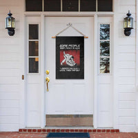 Brazilian Jiu Jitsu Garden Flag Some People Just Need A Hug Vintage BJJ - Wonder Print Shop
