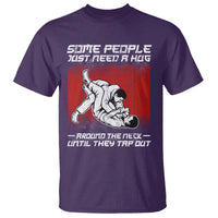 Brazilian Jiu Jitsu T Shirt Some People Just Need A Hug Vintage BJJ - Wonder Print Shop