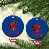 Brazilian Jiu Jitsu Ceramic Ornament BJJ Distressed - Wonder Print Shop