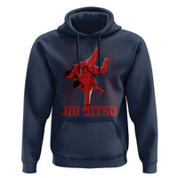 Brazilian Jiu Jitsu Hoodie BJJ Distressed - Wonder Print Shop