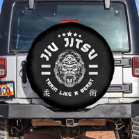 Brazilian Jiu Jitsu Spare Tire Cover Train Like A Beast Vintage BJJ Grappling Gorilla - Wonder Print Shop