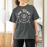 Brazilian Jiu Jitsu T Shirt For Women Train Like A Beast Vintage BJJ Grappling Gorilla - Wonder Print Shop