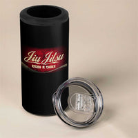Funny Brazilian Jiu Jitsu 4 in 1 Can Cooler Tumbler BJJ Tactical Hugging Choke Jiujitsu Martial Arts - Wonder Print Shop
