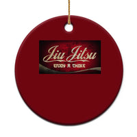 Funny Brazilian Jiu Jitsu Ceramic Ornament BJJ Tactical Hugging Choke Jiujitsu Martial Arts - Wonder Print Shop