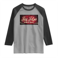 Funny Brazilian Jiu Jitsu Raglan Shirt BJJ Tactical Hugging Choke Jiujitsu Martial Arts - Wonder Print Shop