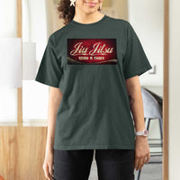 Funny Brazilian Jiu Jitsu T Shirt For Women BJJ Tactical Hugging Choke Jiujitsu Martial Arts - Wonder Print Shop
