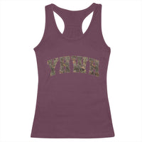 Camo YHWH Racerback Tank Top Christianity Jesus Preppy Christian Faith Bible Verse - Wonder Print Shop