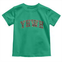 Camo YHWH Toddler T Shirt Christianity Jesus Preppy Christian Faith Bible Verse - Wonder Print Shop