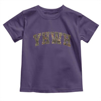 Camo YHWH Toddler T Shirt Christianity Jesus Preppy Christian Faith Bible Verse - Wonder Print Shop