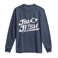Brazilian Jiu Jitsu Long Sleeve Shirt Christian Cross BJJ Fighter Training Tee for Martial Arts Lovers - Wonder Print Shop