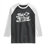 Brazilian Jiu Jitsu Raglan Shirt Christian Cross BJJ Fighter Training Tee for Martial Arts Lovers - Wonder Print Shop