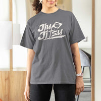 Brazilian Jiu Jitsu T Shirt For Women Christian Cross BJJ Fighter Training Tee for Martial Arts Lovers - Wonder Print Shop