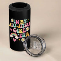 In My Jiu Jitsu Girl Era 4 in 1 Can Cooler Tumbler Retro Groovy BJJ Girls - Wonder Print Shop