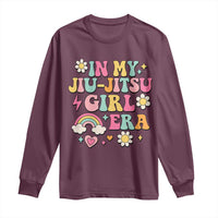 In My Jiu Jitsu Girl Era Long Sleeve Shirt Retro Groovy BJJ Girls - Wonder Print Shop
