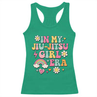 In My Jiu Jitsu Girl Era Racerback Tank Top Retro Groovy BJJ Girls - Wonder Print Shop
