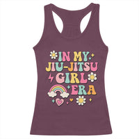 In My Jiu Jitsu Girl Era Racerback Tank Top Retro Groovy BJJ Girls - Wonder Print Shop