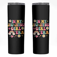 In My Jiu Jitsu Girl Era Skinny Tumbler Retro Groovy BJJ Girls - Wonder Print Shop