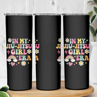 In My Jiu Jitsu Girl Era Skinny Tumbler Retro Groovy BJJ Girls - Wonder Print Shop