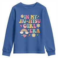 In My Jiu Jitsu Girl Era Youth Sweatshirt Retro Groovy BJJ Girls - Wonder Print Shop