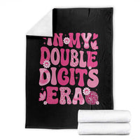 10 Years Old Birthday Girl Throw Blanket In My Double Digits Era - Wonder Print Shop