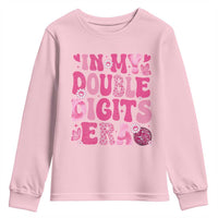 10 Years Old Birthday Girl Youth Sweatshirt In My Double Digits Era - Wonder Print Shop