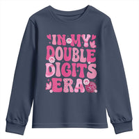 10 Years Old Birthday Girl Youth Sweatshirt In My Double Digits Era - Wonder Print Shop