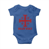 Catholic Knight Templar Crusader Cross Baby Onesie - Wonder Print Shop