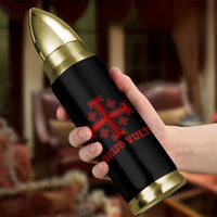 Catholic Knight Templar Crusader Cross Bullet Tumbler - Wonder Print Shop