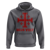 Catholic Knight Templar Crusader Cross Hoodie - Wonder Print Shop