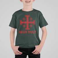 Catholic Knight Templar Crusader Cross T Shirt For Kid - Wonder Print Shop