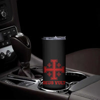 Catholic Knight Templar Crusader Cross Skinny Tumbler - Wonder Print Shop