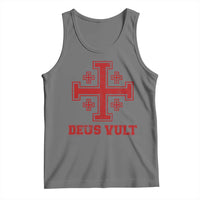 Catholic Knight Templar Crusader Cross Tank Top - Wonder Print Shop