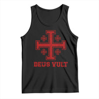 Catholic Knight Templar Crusader Cross Tank Top - Wonder Print Shop