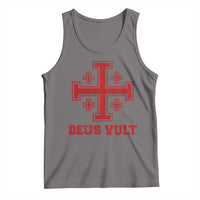 Catholic Knight Templar Crusader Cross Tank Top - Wonder Print Shop