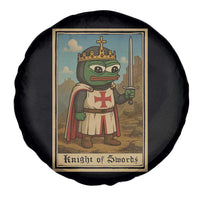 Funny Knight Meme Spare Tire Cover Vintage Pepe Frog Templar Crusader Fren Soldier - Wonder Print Shop