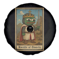 Funny Knight Meme Spare Tire Cover Vintage Pepe Frog Templar Crusader Fren Soldier - Wonder Print Shop
