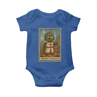 Funny Knight Meme Baby Onesie Vintage Pepe Frog Templar Crusader Fren Soldier - Wonder Print Shop