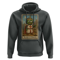 Funny Knight Meme Hoodie Vintage Pepe Frog Templar Crusader Fren Soldier - Wonder Print Shop