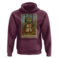 Funny Knight Meme Hoodie Vintage Pepe Frog Templar Crusader Fren Soldier - Wonder Print Shop