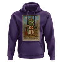 Funny Knight Meme Hoodie Vintage Pepe Frog Templar Crusader Fren Soldier - Wonder Print Shop