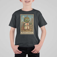 Funny Knight Meme T Shirt For Kid Vintage Pepe Frog Templar Crusader Fren Soldier - Wonder Print Shop