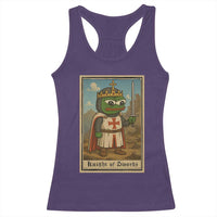 Funny Knight Meme Racerback Tank Top Vintage Pepe Frog Templar Crusader Fren Soldier - Wonder Print Shop