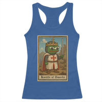 Funny Knight Meme Racerback Tank Top Vintage Pepe Frog Templar Crusader Fren Soldier - Wonder Print Shop
