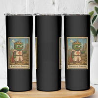 Funny Knight Meme Skinny Tumbler Vintage Pepe Frog Templar Crusader Fren Soldier - Wonder Print Shop